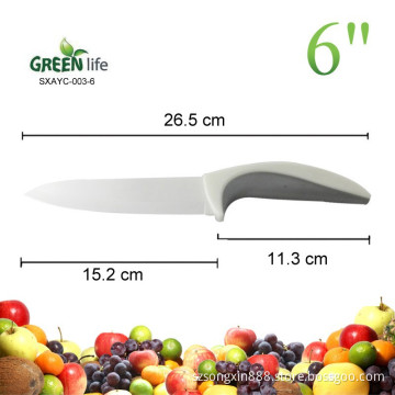 Individual 6" ceramic chef knife with Gift Box